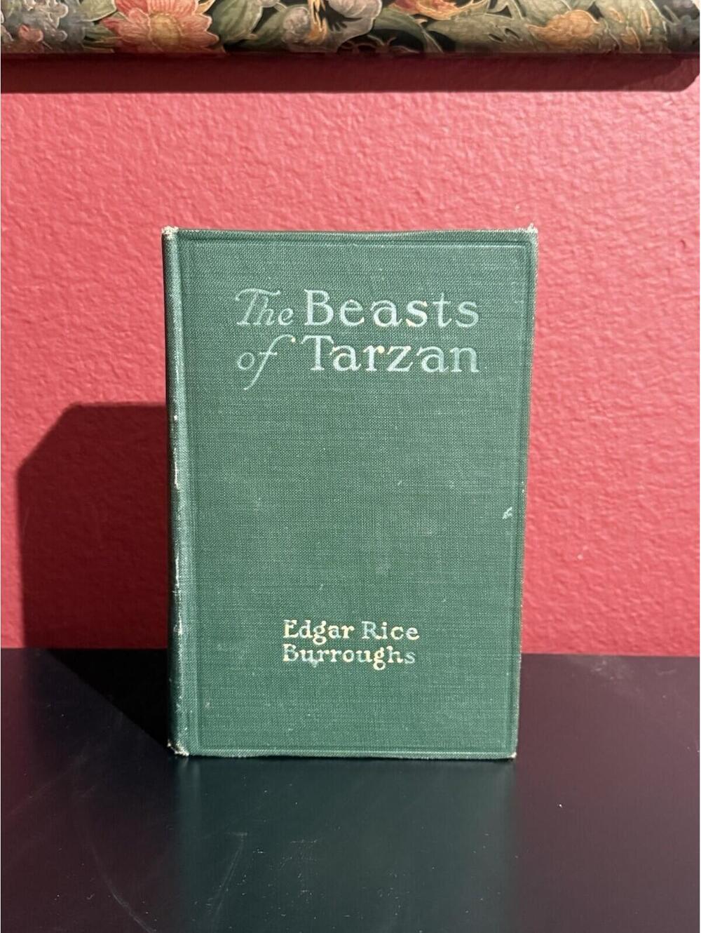 Vintage 1916 The Beasts of Tarzan Edgar Rice Burroughs HC A.L. Burt‎